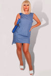 Puff Sleeve 2 In 1 Shirt Dress Outfit For Women
