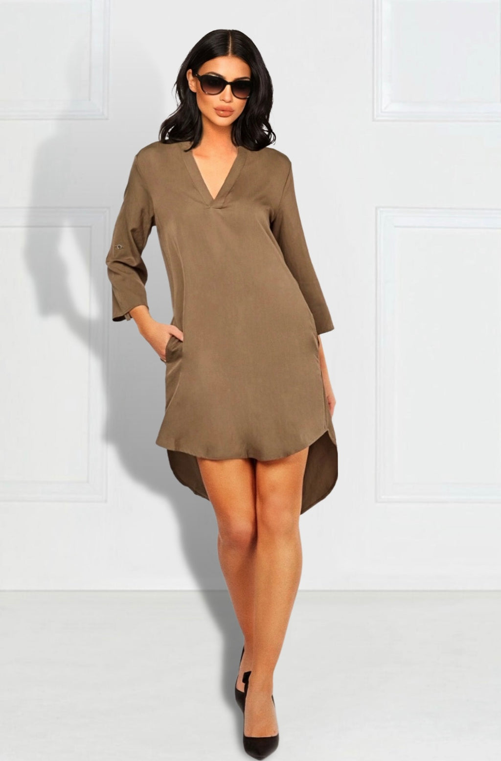 Tunic Dress Shirt For Women